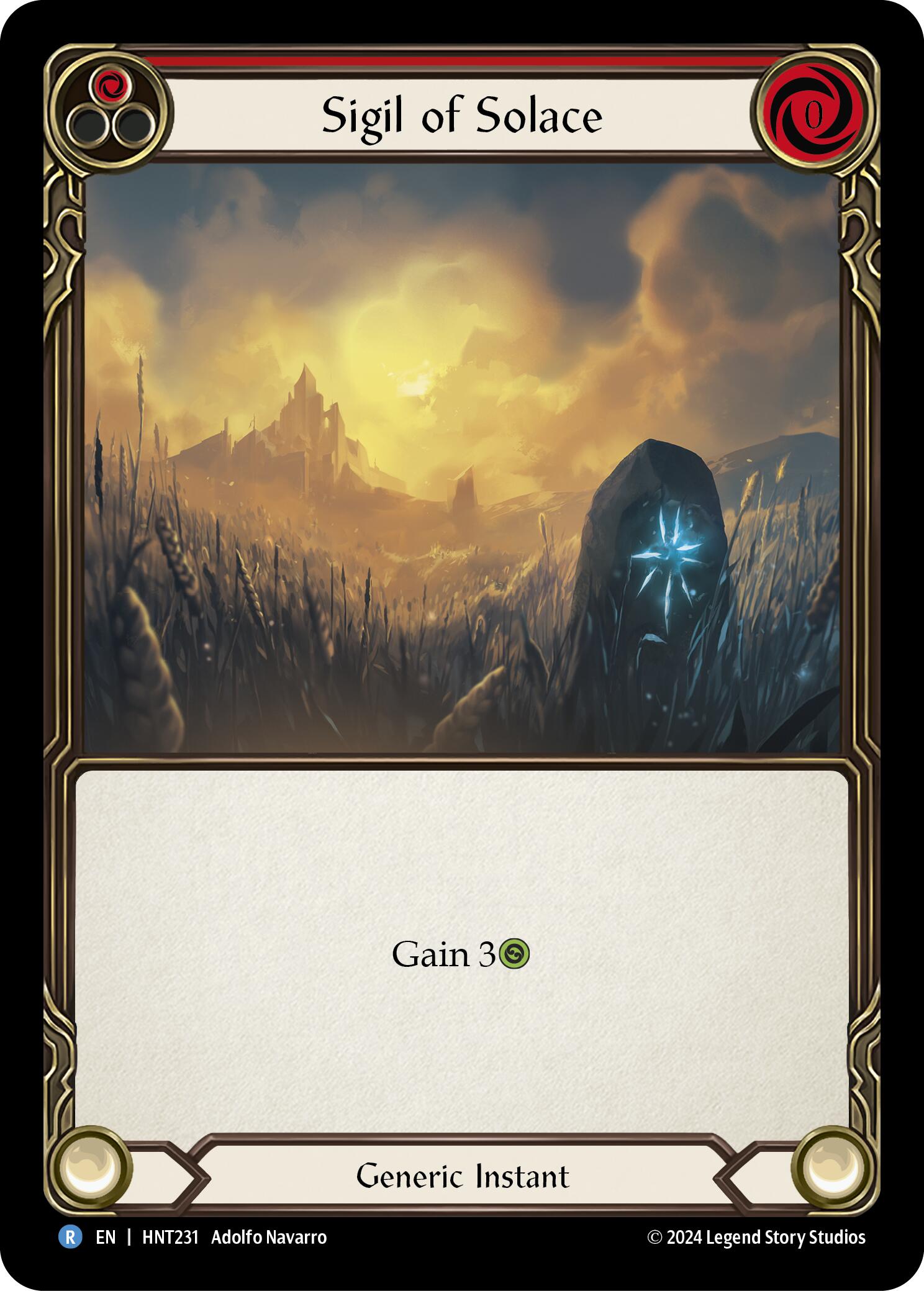 Sigil of Solace (Red) [HNT231] [The Hunted]