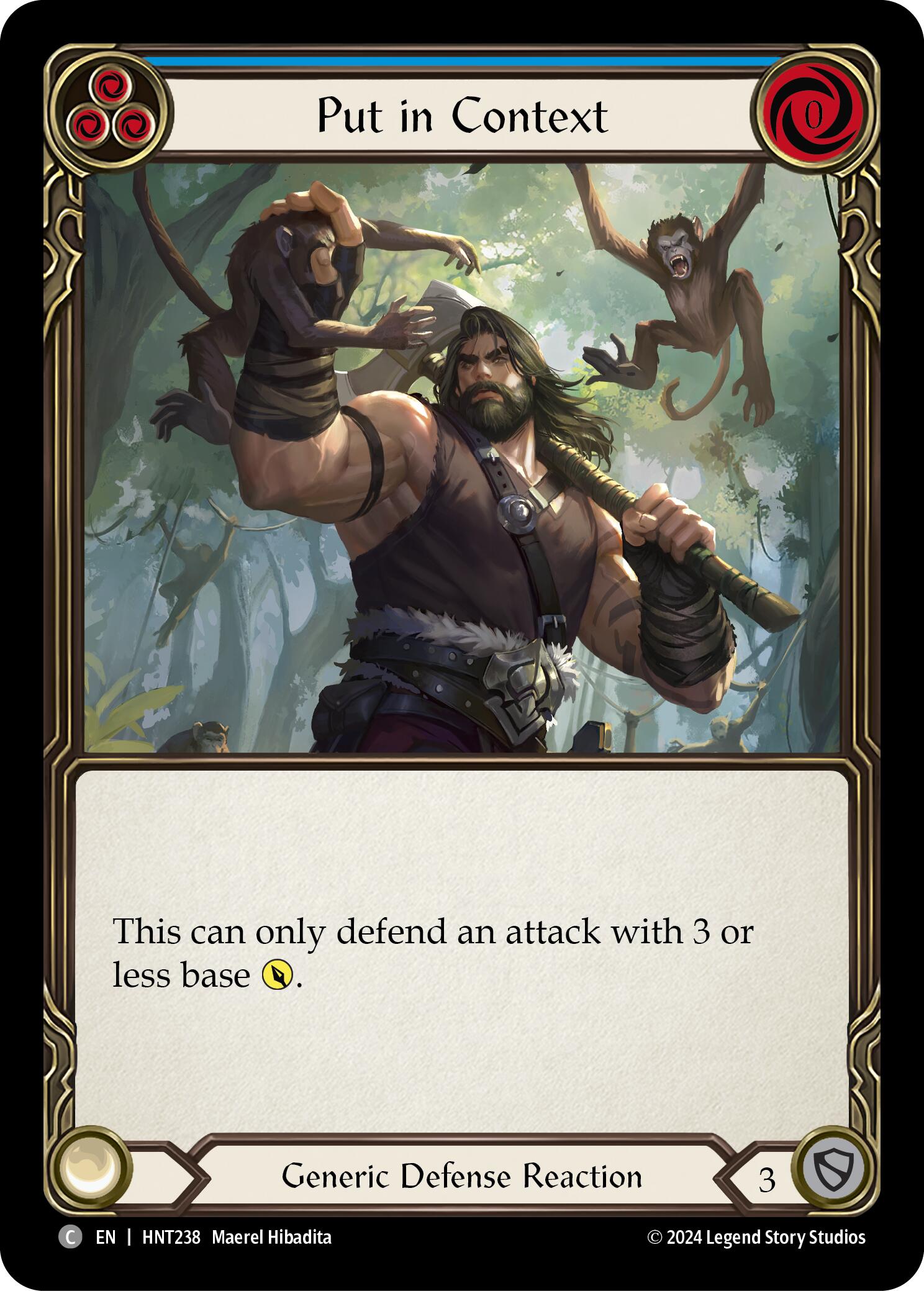 Put in Context (Blue) [HNT238] [The Hunted] Rainbow Foil