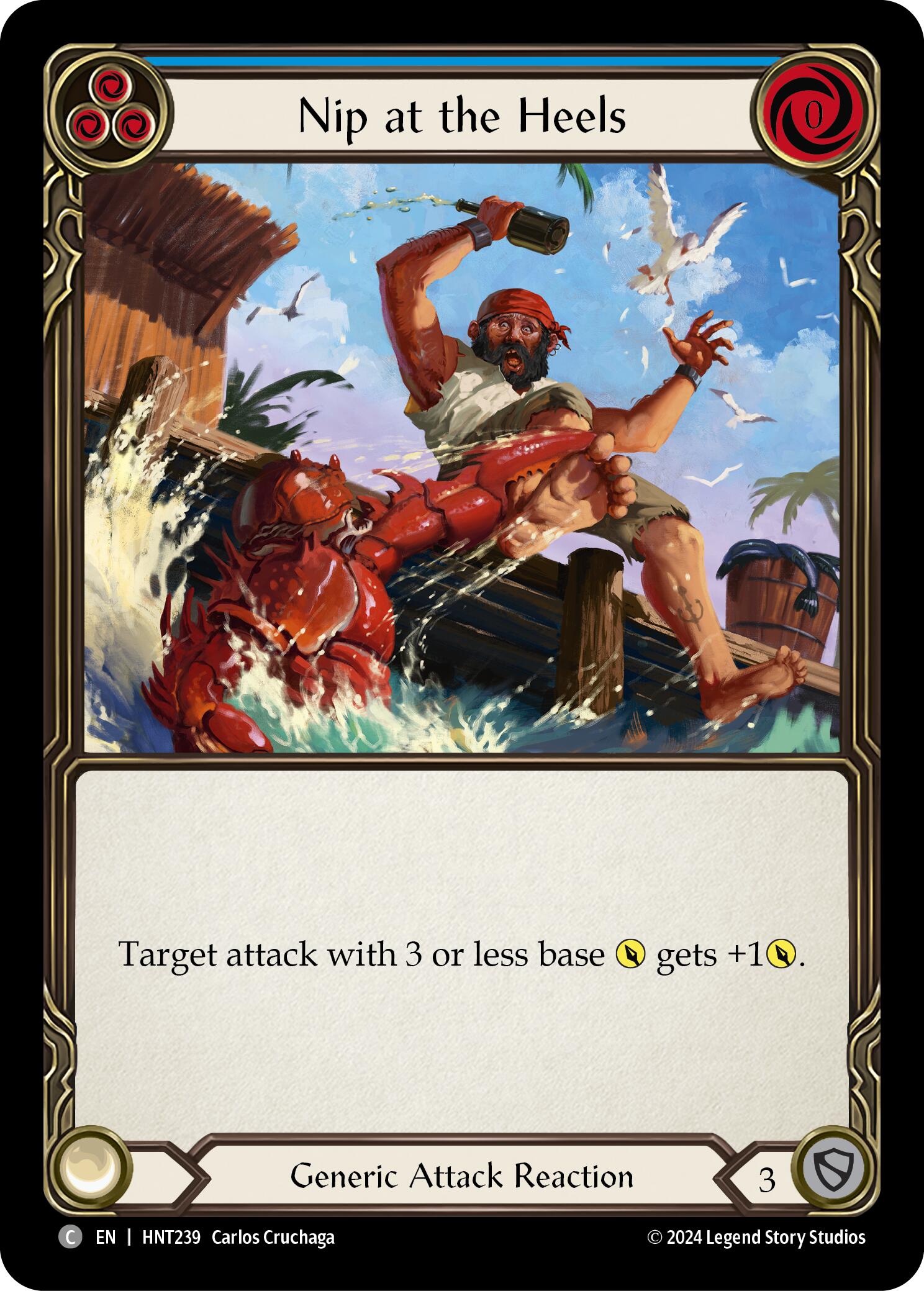 Nip at the Heels (Blue) [HNT239] [The Hunted] Rainbow Foil