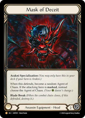 Mask of Deceit [HNT011] (The Hunted) Rainbow Foil