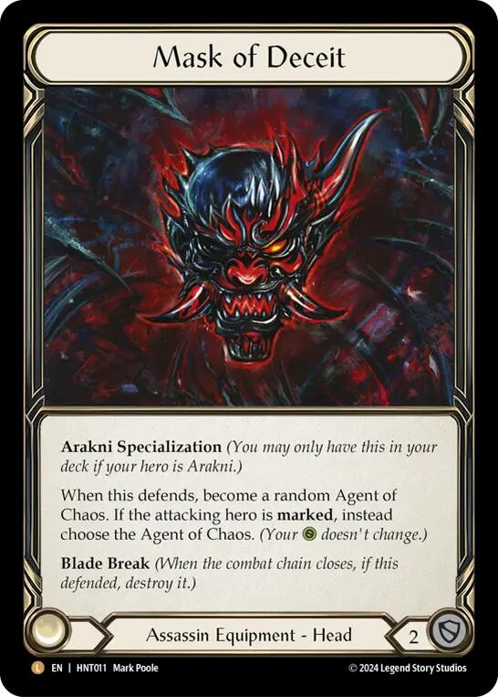 Mask of Deceit [HNT011] [The Hunted] Rainbow Foil