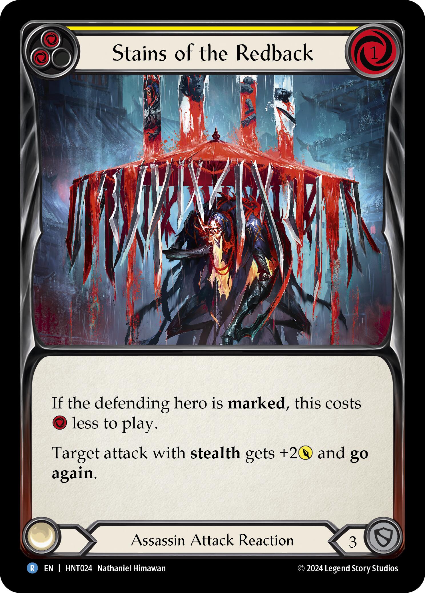 Stains of the Redback (Yellow) [HNT024] [The Hunted]