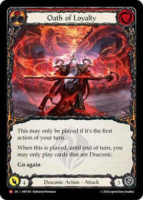 Oath of Loyalty [HNT149] (The Hunted) Rainbow Foil