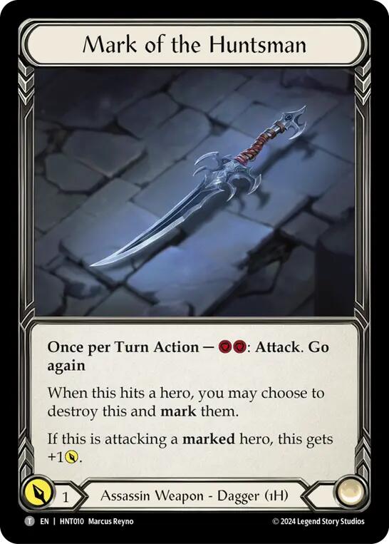 Mark of the Huntsman // Obsidian Fire Vein [HNT010//HNT100] [The Hunted]