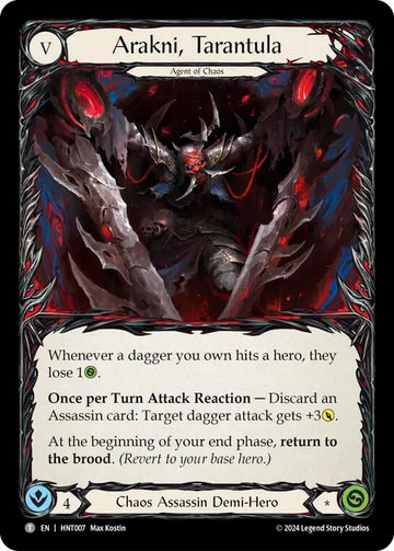 Arakni, Tarantula // Arakni, Trap-Door [HNT007//HNT008] [The Hunted]