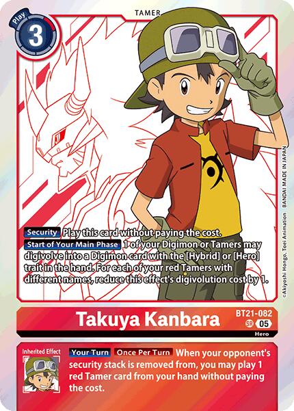 Takuya Kanbara [BT21-082 SR] [World Convergence] Foil