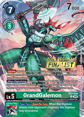 GrandGalemon (2025 Regionals Finalist) [EX7-034 R] [Digimon LIBERATOR] Foil
