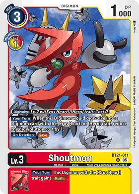 Shoutmon [BT21-011 U] [World Convergence]