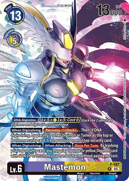 Mastemon (BT-21: Illustration Celebration Pack) [P-187 P] [World Convergence] Foil