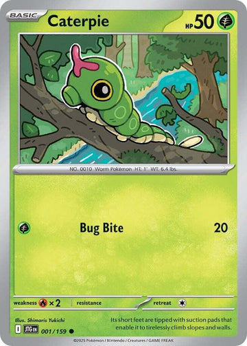 Caterpie [001/159] [Journey Together] Reverse Holofoil