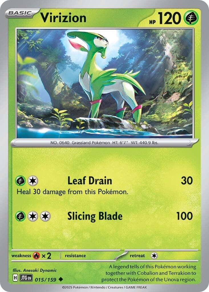 Virizion [015/159] [Journey Together] Reverse Holofoil