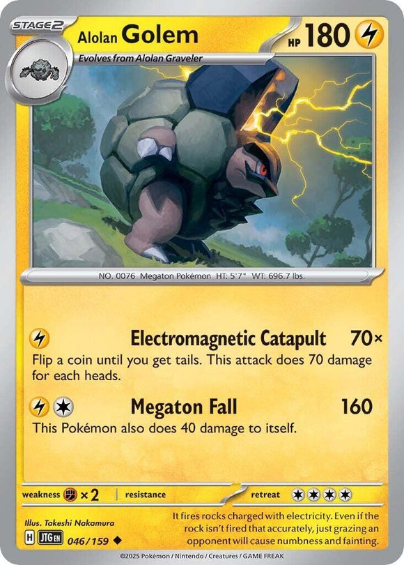 Alolan Golem [046/159] [Journey Together] Reverse Holofoil