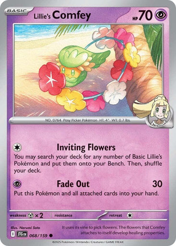 Lillie's Comfey [068/159] [Journey Together] Reverse Holofoil