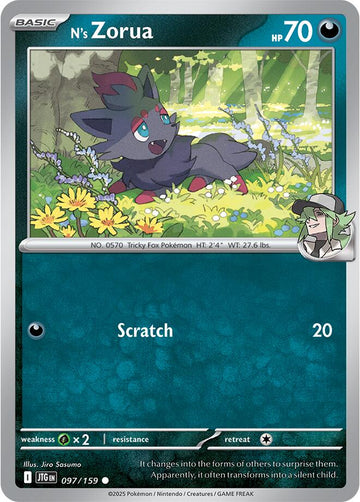N's Zorua [097/159] [Journey Together] Reverse Holofoil