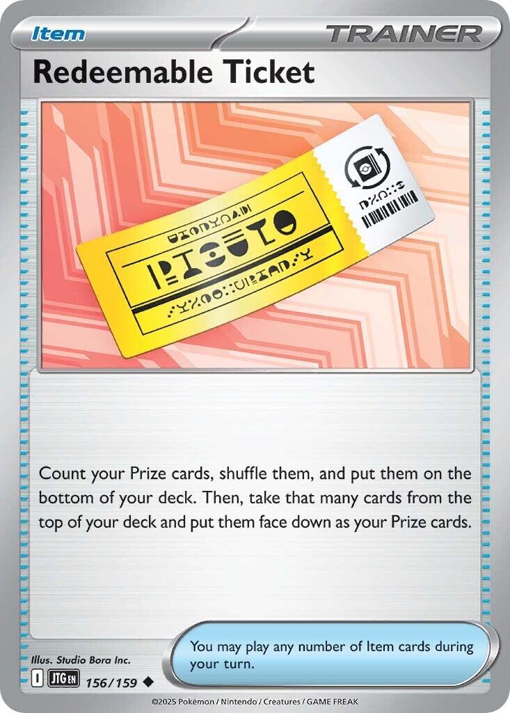 Redeemable Ticket [156/159] [Journey Together]