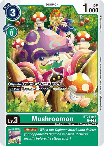 Mushroomon [BT21-048 C] [World Convergence]