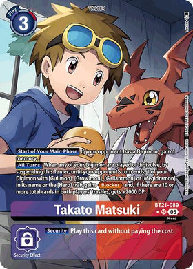 Takato Matsuki (Alternate Art) [BT21-089 SR] [World Convergence] Foil