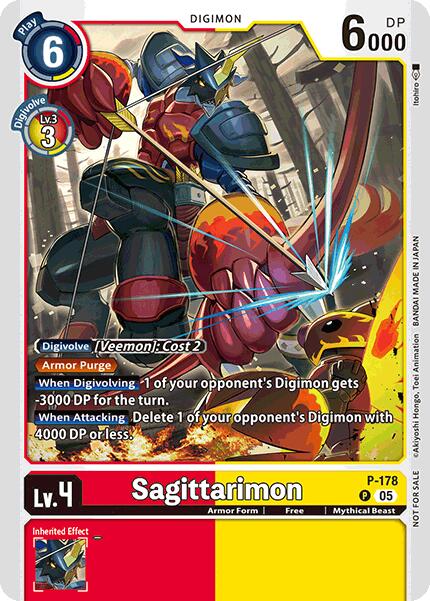 Sagittarimon (Store Tournament 2025 Vol.2 Participation Pack) [P-178 P] [Digimon Promotion Cards]