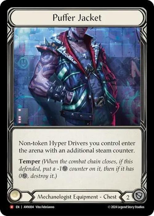 Puffer Jacket [AMX004] [Armory Deck: Maxx Nitro] Rainbow Foil