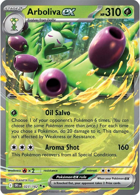 Arboliva ex [023/182] [Destined Rivals] Holofoil