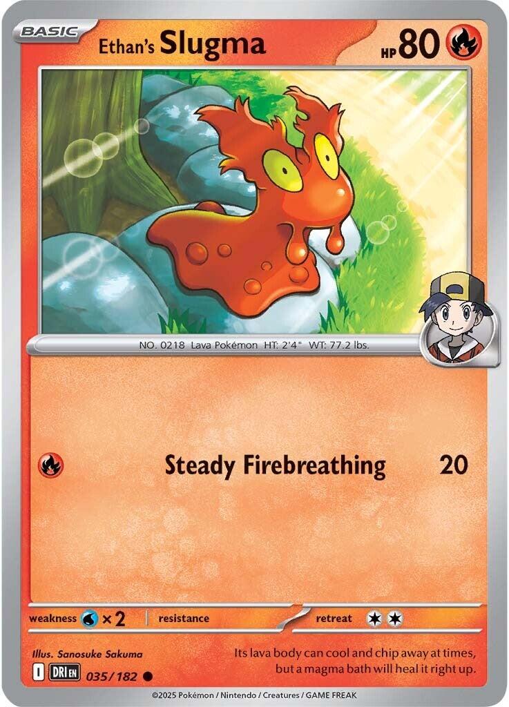 Ethan's Slugma [035/182] [Destined Rivals] Reverse Holofoil