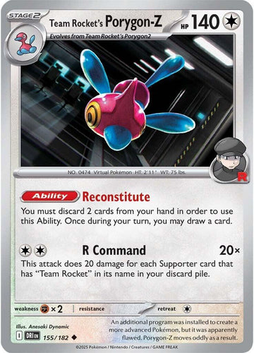 Team Rocket's Porygon-Z [155/182] [Destined Rivals]