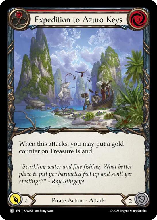 Expedition to Azuro Keys [SEA155] [High Seas] Rainbow Foil
