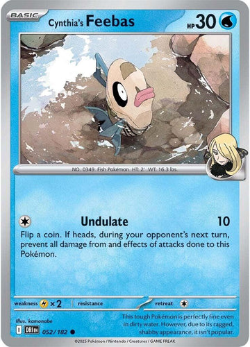 Cynthia's Feebas [052/182] [Destined Rivals] Reverse Holofoil