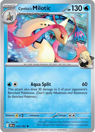 Cynthia's Milotic [053/182] [Destined Rivals] Reverse Holofoil