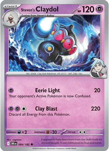 Steven's Claydol [084/182] [Destined Rivals]