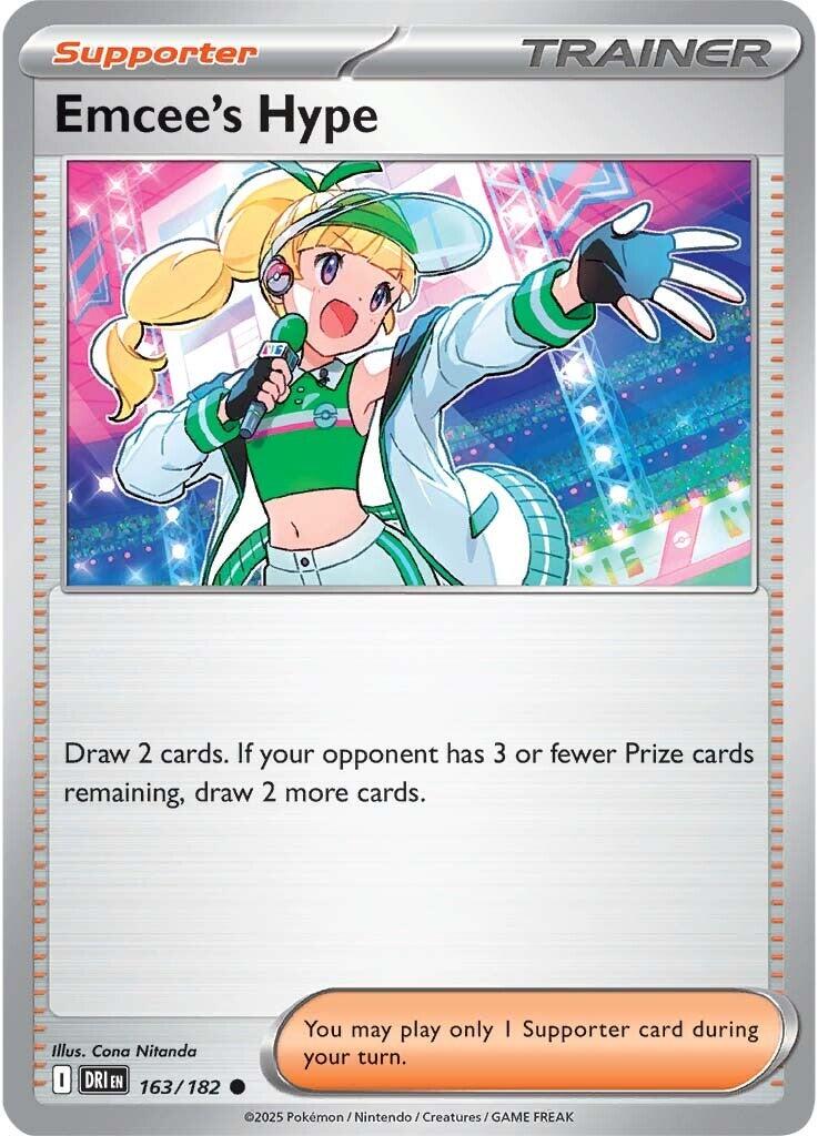 Emcee's Hype - 163/182 [163/182] [Destined Rivals] Reverse Holofoil