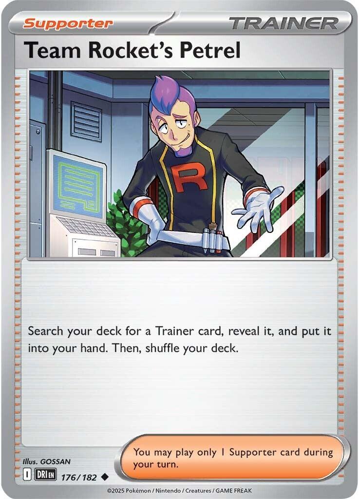 Team Rocket's Petrel - 176/182 [176/182] [Destined Rivals] Reverse Holofoil