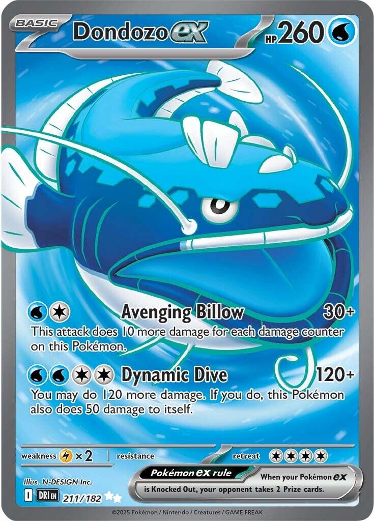 Dondozo ex - 211/182 [211/182] [Destined Rivals] Holofoil