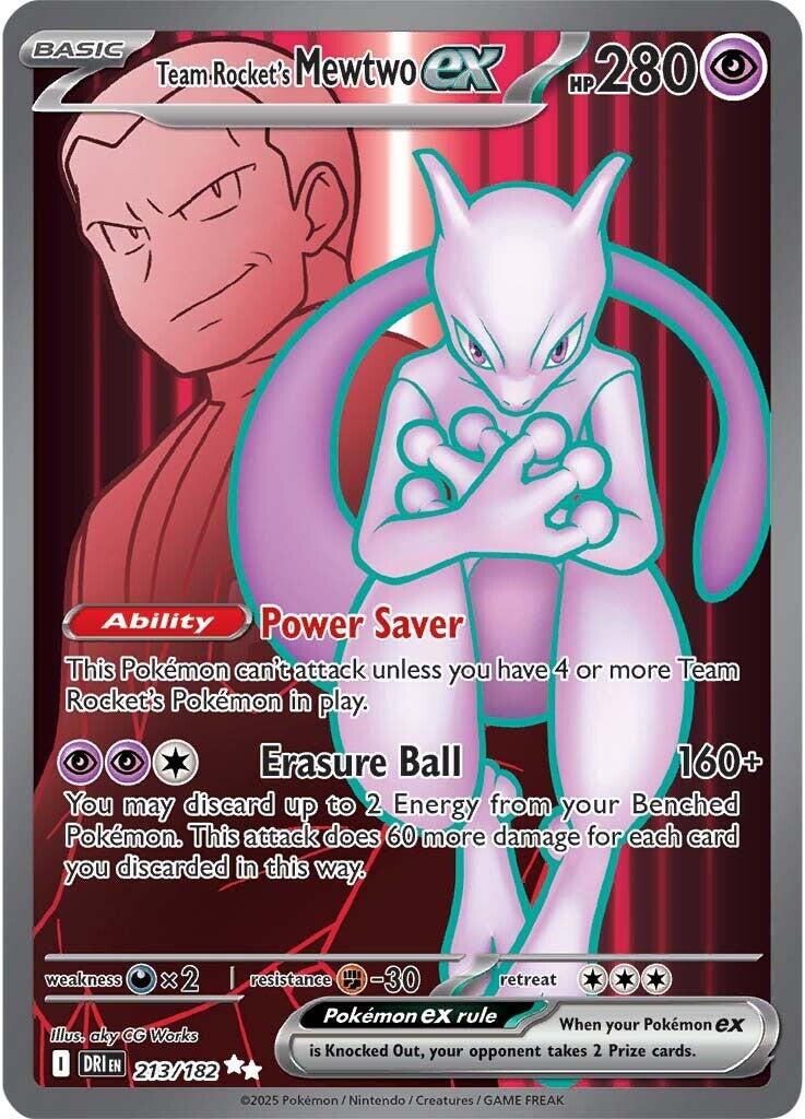 Team Rocket's Mewtwo ex - 213/182 [213/182] [Destined Rivals] Holofoil