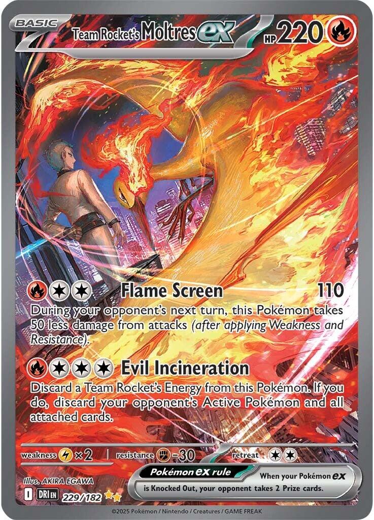 Team Rocket's Moltres ex - 229/182 [229/182] [Destined Rivals] Holofoil