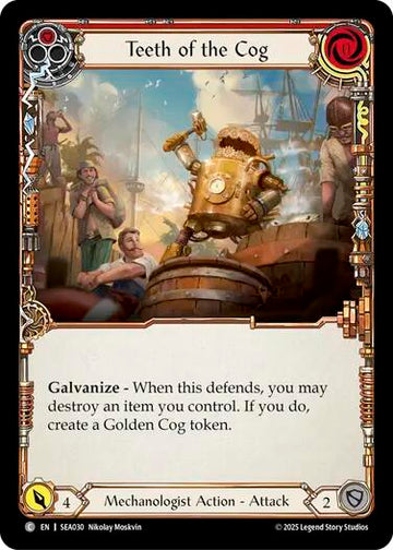 Teeth of the Cog (Red) [SEA030] [High Seas]