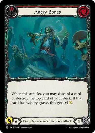 Angry Bones (Red) [SEA062] [High Seas] Rainbow Foil