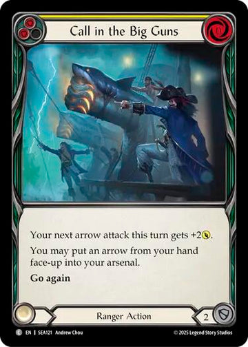 Call in the Big Guns (Yellow) [SEA121] [High Seas] Rainbow Foil