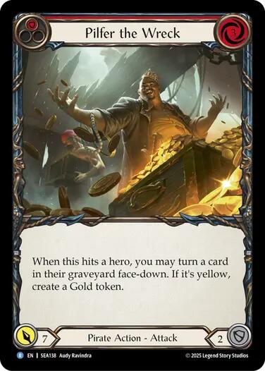 Pilfer the Wreck (Red) [SEA138] [High Seas] Rainbow Foil