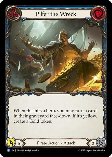 Pilfer the Wreck (Blue) [SEA140] [High Seas] Rainbow Foil