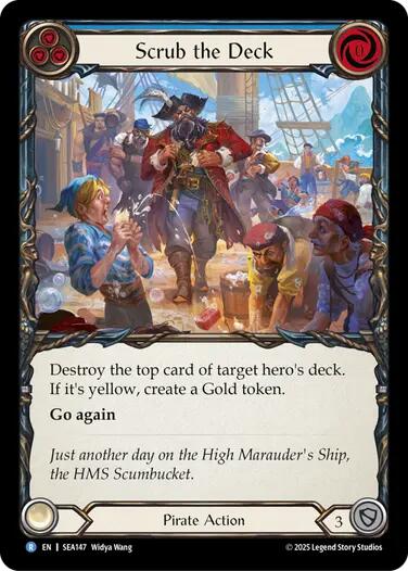 Scrub the Deck [SEA147] [High Seas] Rainbow Foil