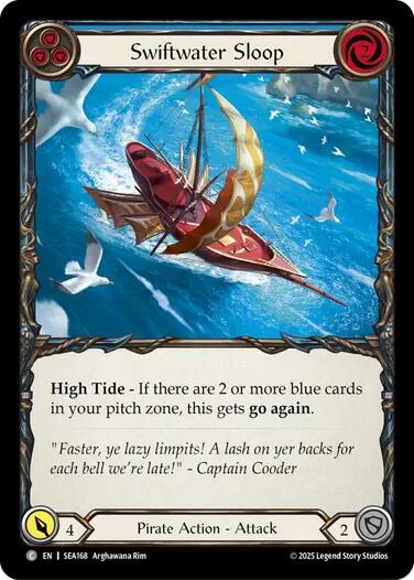 Swiftwater Sloop (Blue) [SEA168] [High Seas] Rainbow Foil