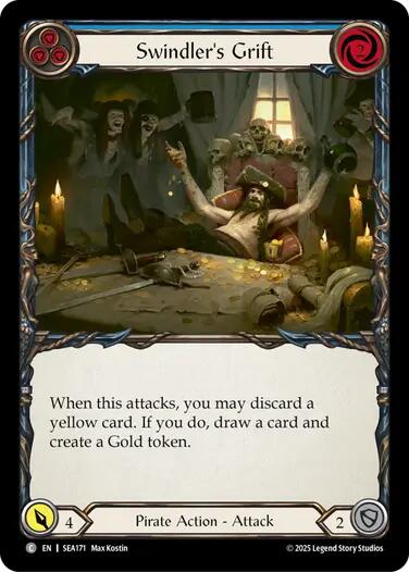 Swindler's Grift (Blue) [SEA171] [High Seas] Rainbow Foil
