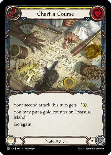 Chart a Course (Yellow) [SEA174] [High Seas] Rainbow Foil