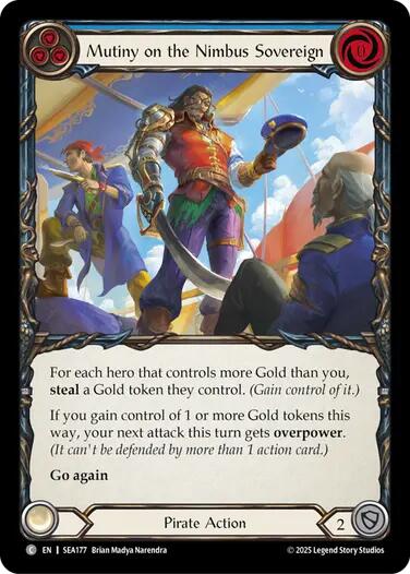 Mutiny on the Nimbus Sovereign [SEA177] [High Seas] Rainbow Foil