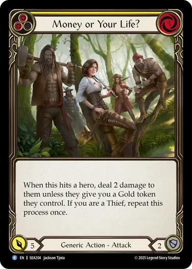 Money or Your Life? (Yellow) [SEA204] [High Seas] Rainbow Foil