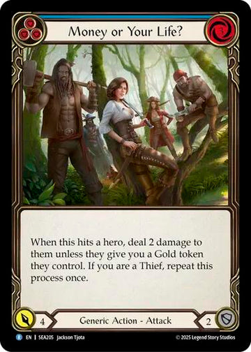 Money or Your Life? (Blue) [SEA205] [High Seas] Rainbow Foil