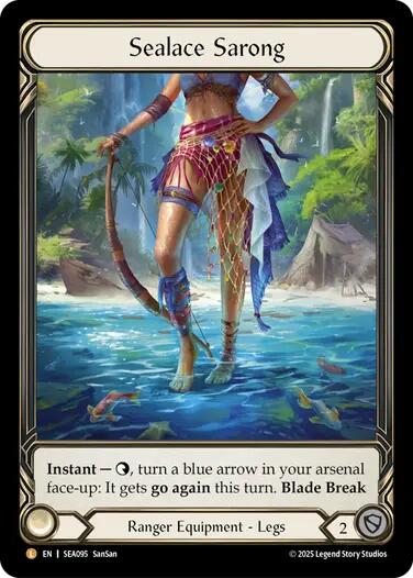 Sealace Sarong (Treasure) [SEA095] [High Seas] Cold Foil