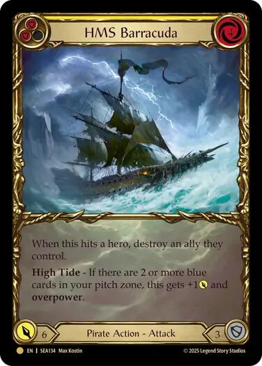 HMS Barracuda (Treasure) [SEA134] [High Seas] Cold Foil