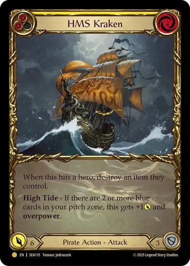 HMS Kraken (Treasure) [SEA135] [High Seas] Cold Foil